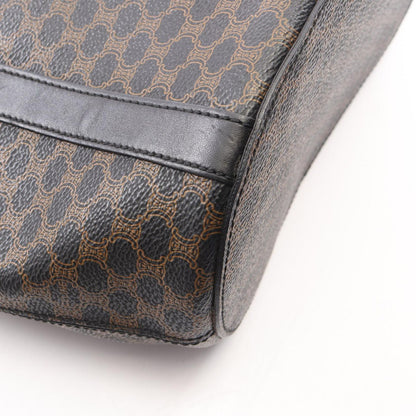Celine Tote Bag Macadam Brown Canvas Leather — view 6