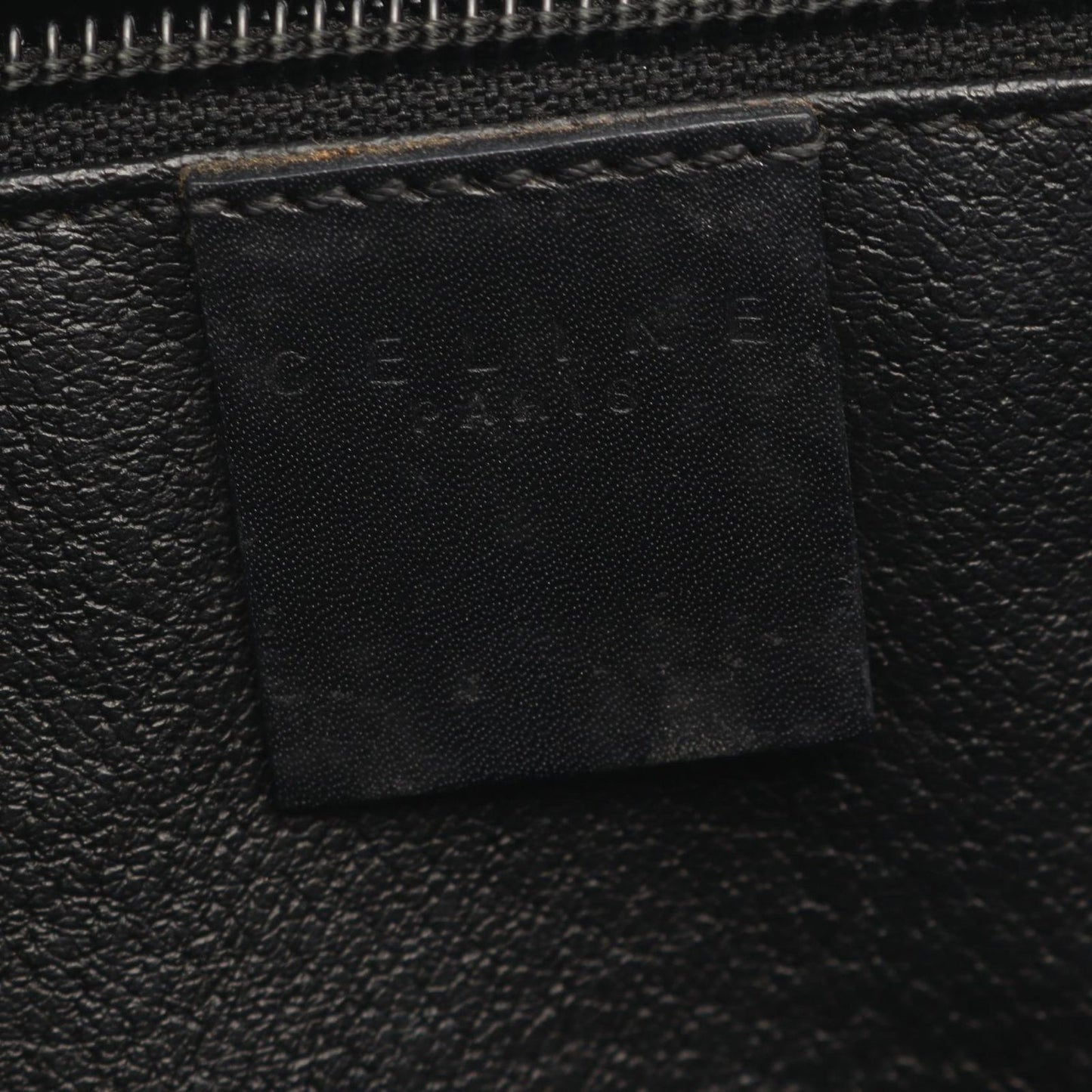 Celine Tote Bag Macadam Brown Canvas Leather — view 4