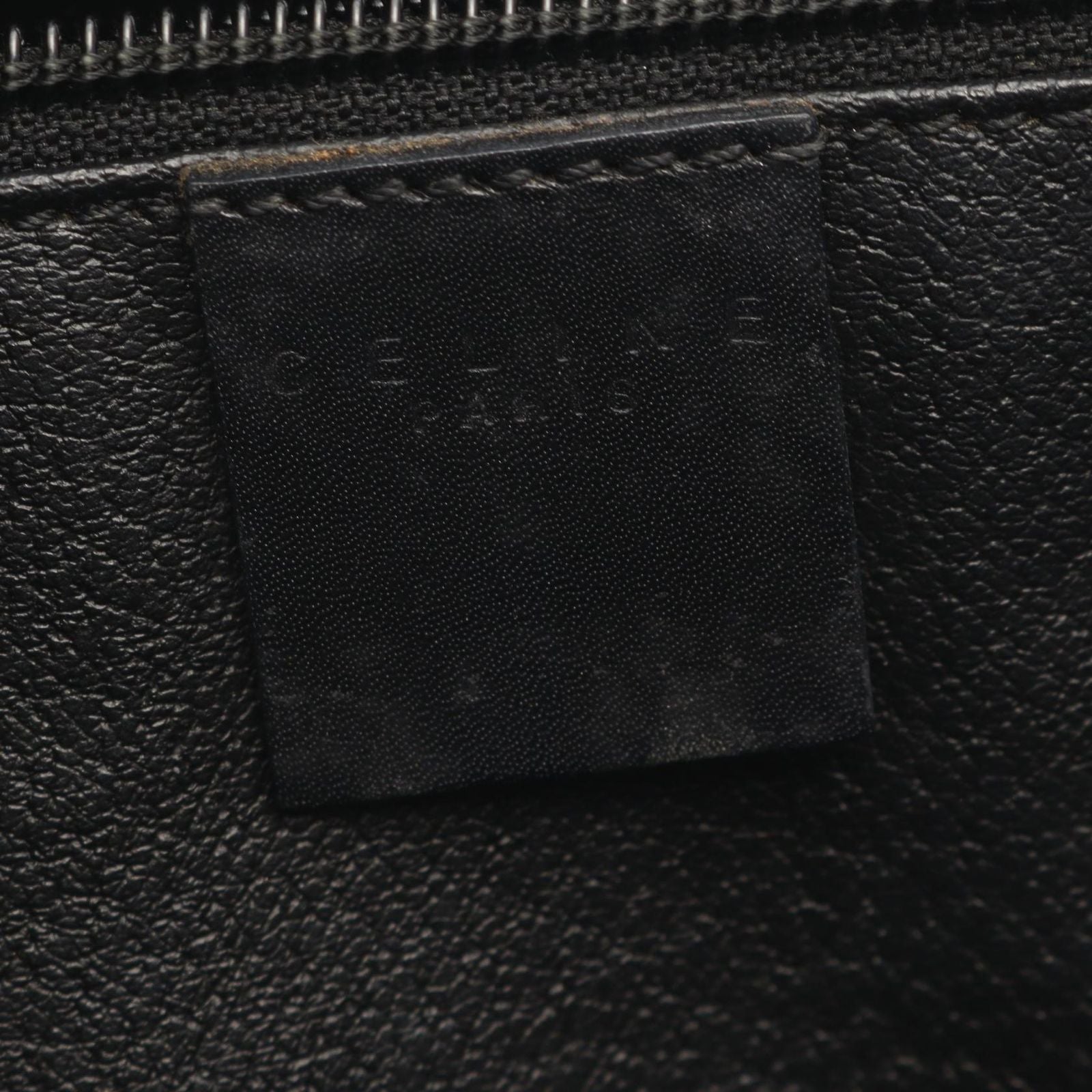 Celine Tote Bag Macadam Brown Canvas Leather — view 4