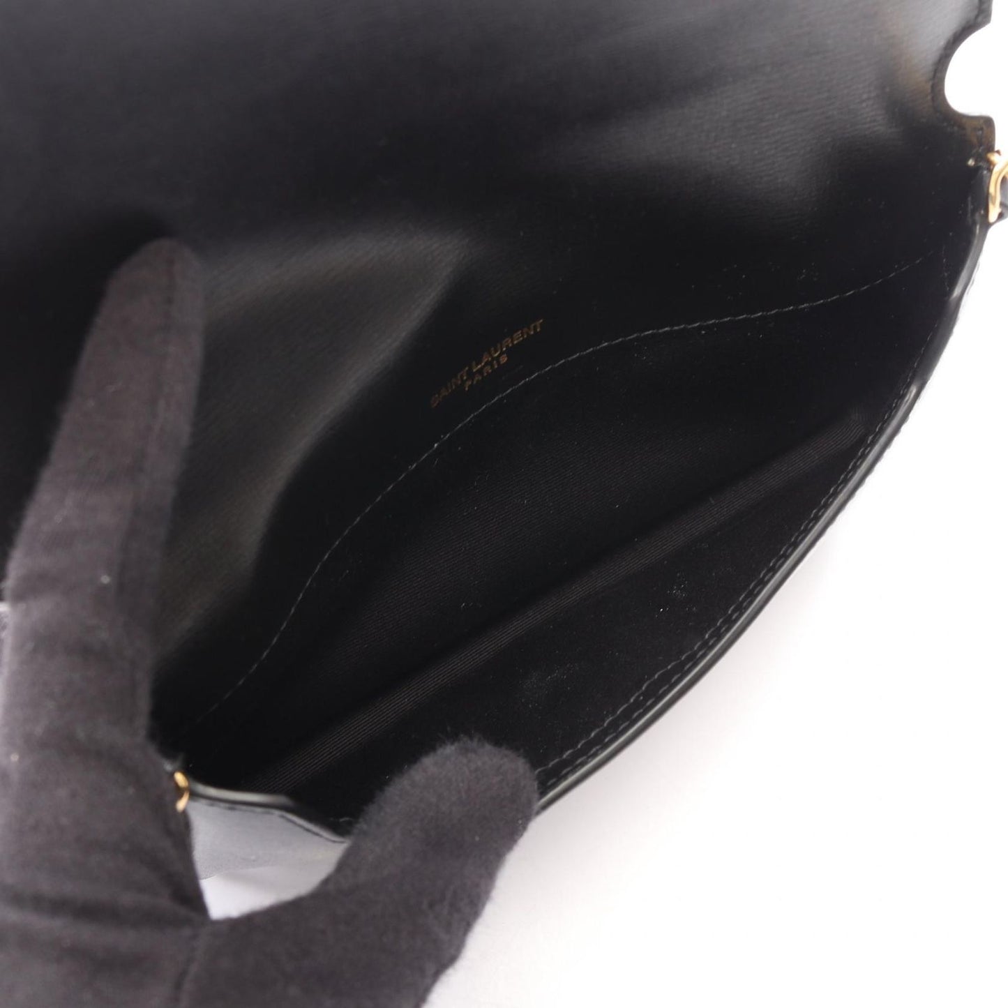Saint Laurent Paris Shoulder Bag Cassandra Phone Case Leather — view 3