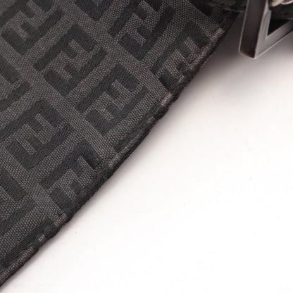 Fendi Shoulder Bag Mamma Bucket Zucchino Gray Canvas — view 8