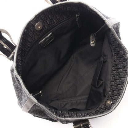 Dior Tote Bag Trotter Black Canvas Leather — view 3