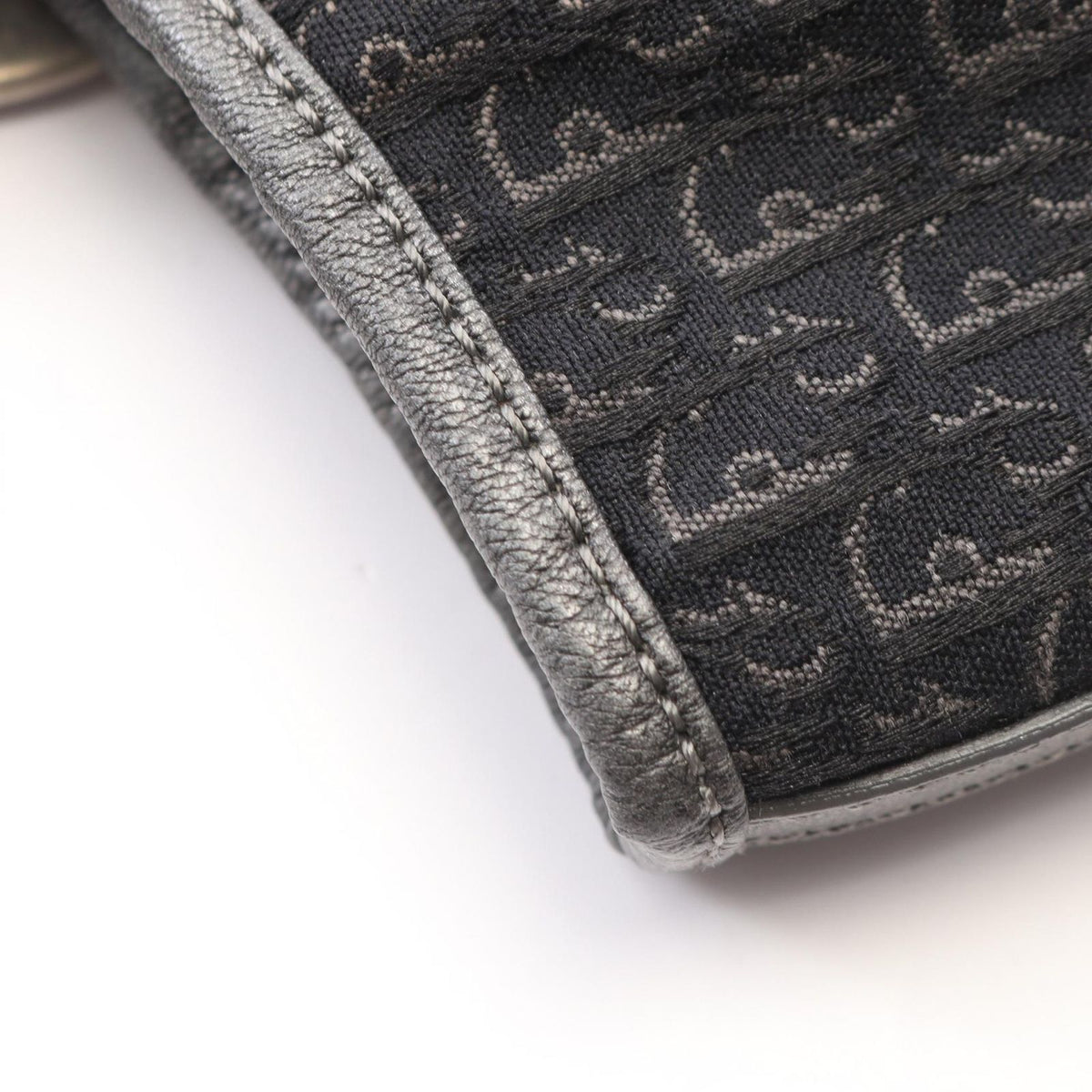 Dior Tote Bag Trotter Black Canvas Leather — view 5
