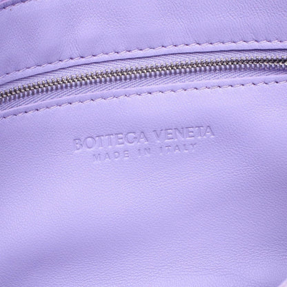 Bottega Veneta Shoulder Bag Cassette Crossbody Maxi Intrecciato Purple Leather — view 4