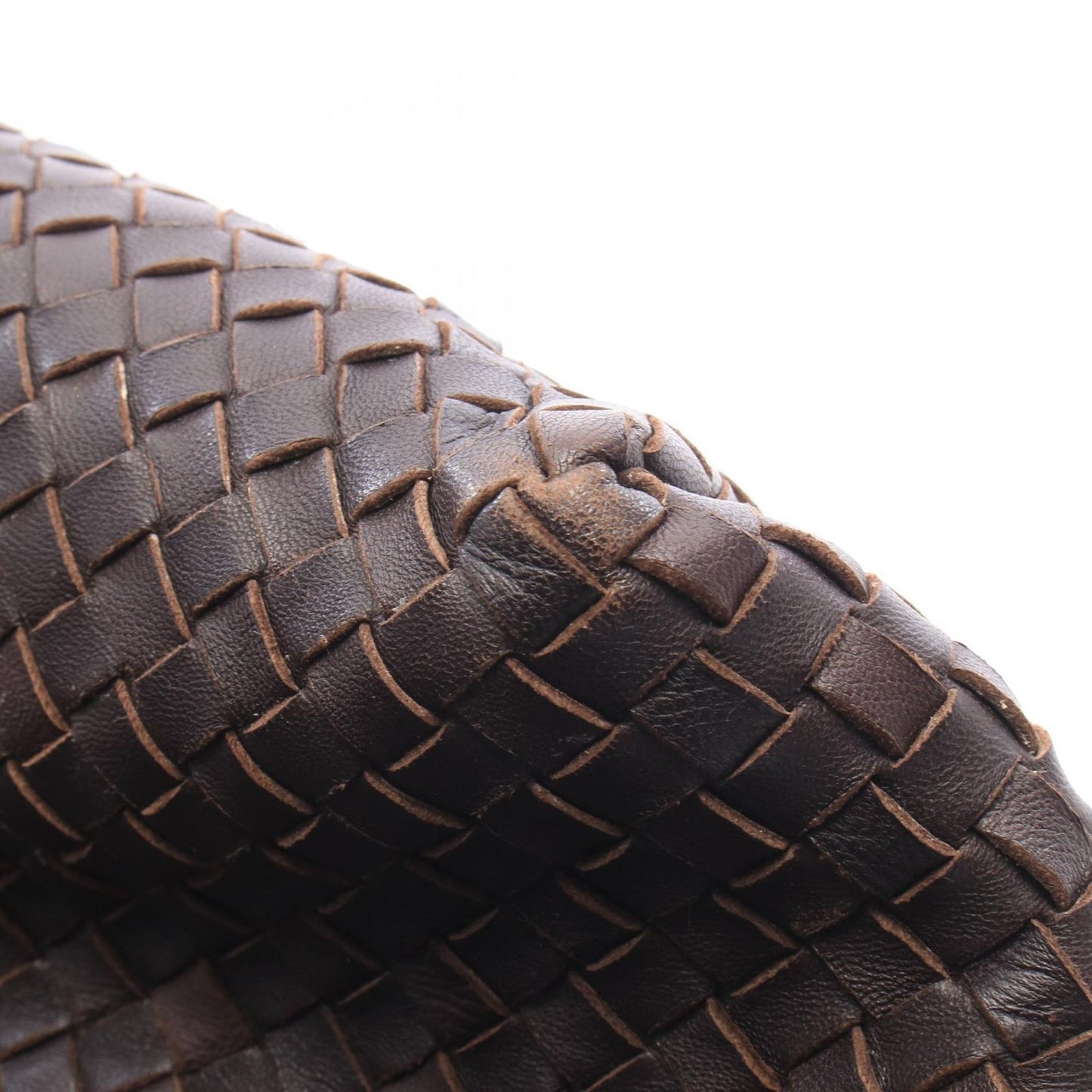 Bottega Veneta Shoulder Bag Intrecciato Dark Brown Leather — view 7