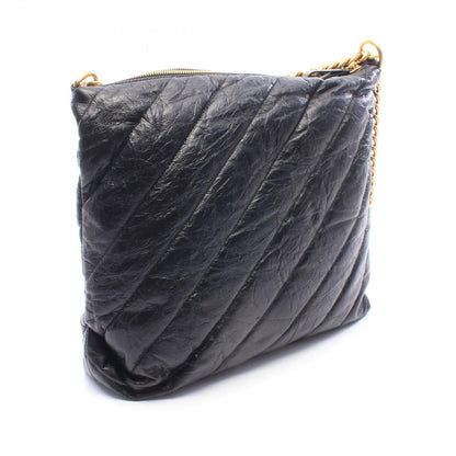 Balenciaga Shoulder Bag Crush Hobo Black Leather — view 2