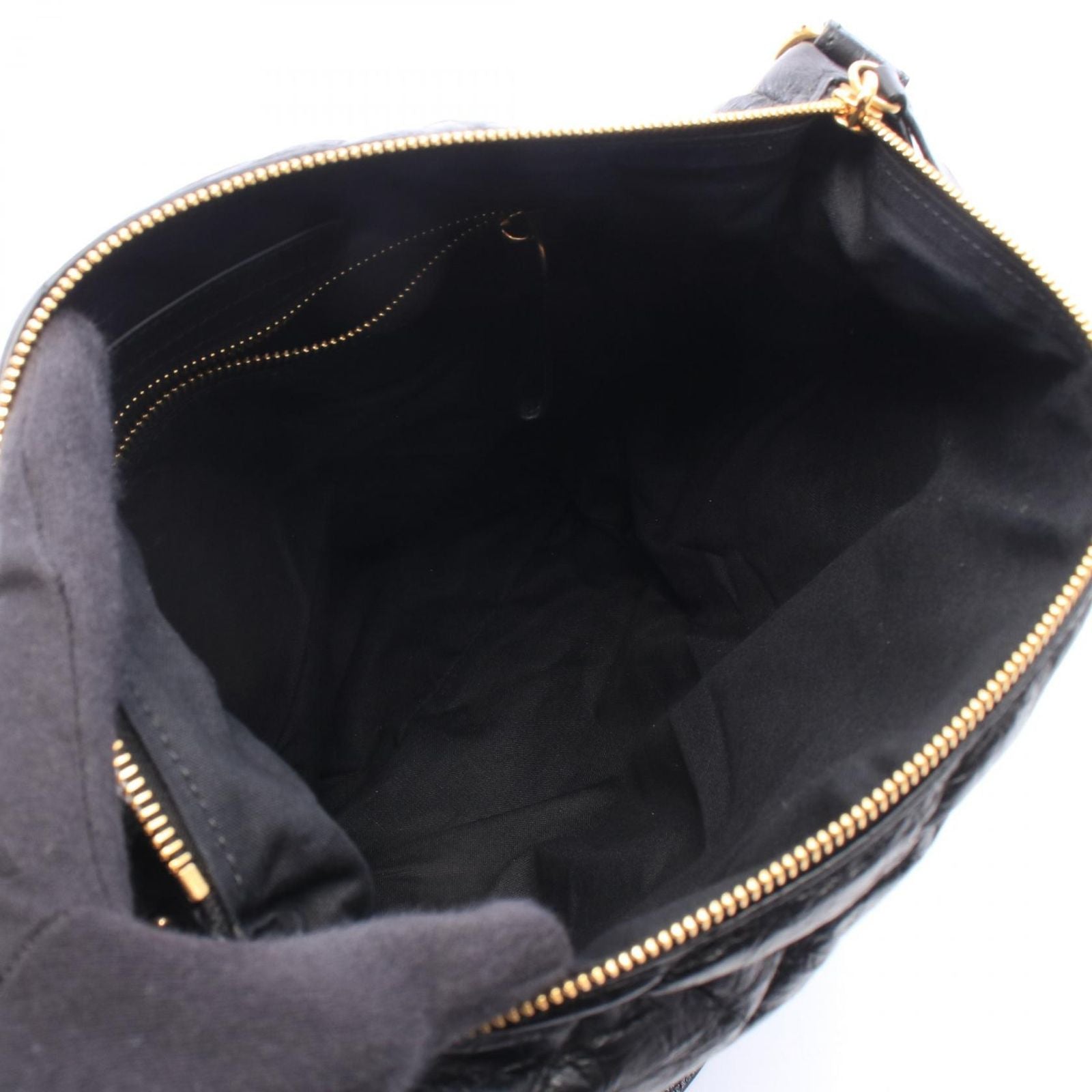 Balenciaga Shoulder Bag Crush Hobo Black Leather — view 3