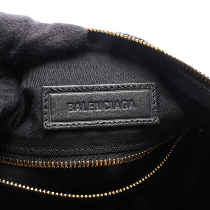 Balenciaga Shoulder Bag Crush Hobo Black Leather — view 4