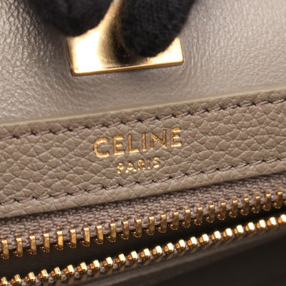 Celine Tote Bag Cabas 16 Gray Leather — view 4