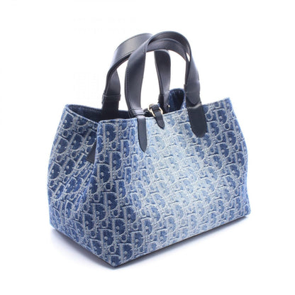 Dior Handbag Toujours Oblique Denim Blue Navy — view 2