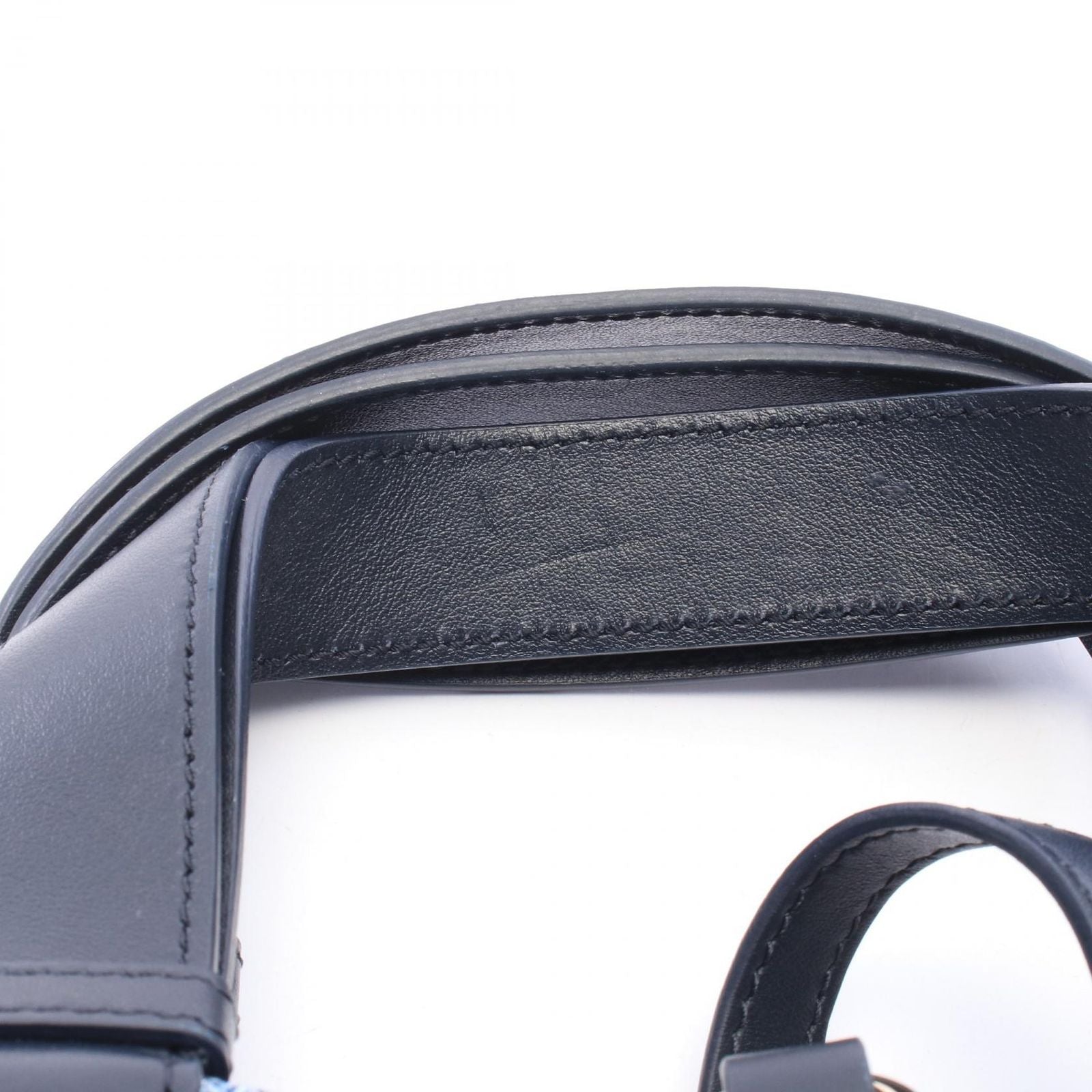 Dior Handbag Toujours Oblique Denim Blue Navy — view 6