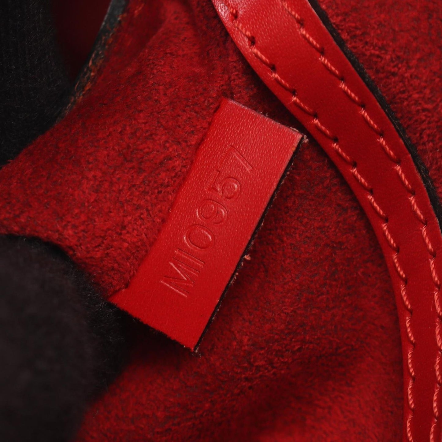 Louis Vuitton Handbag Alma Epi Castilian Red Leather — view 5