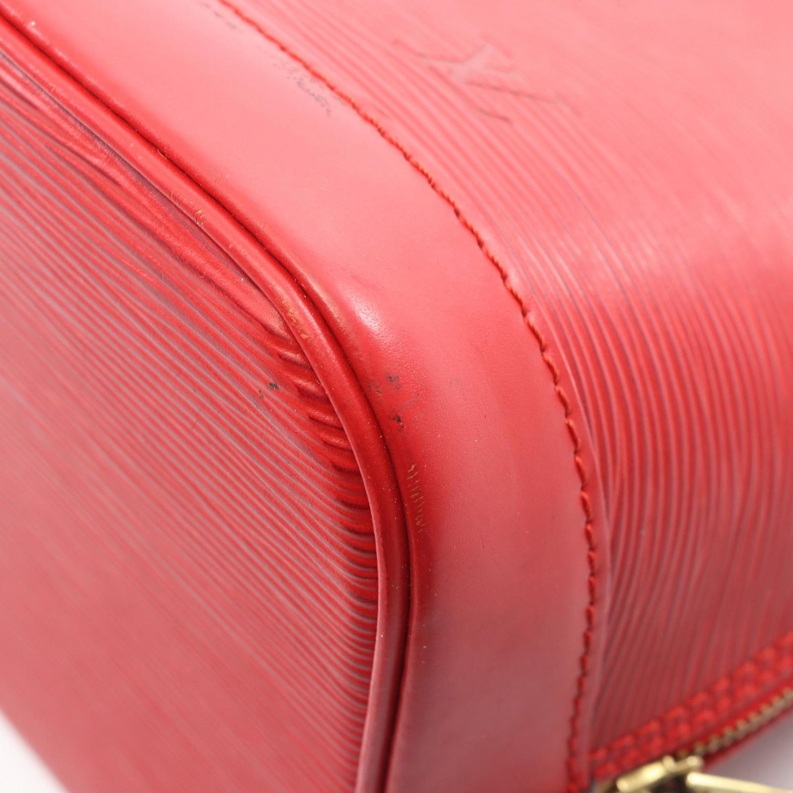 Louis Vuitton Handbag Alma Epi Castilian Red Leather — view 8