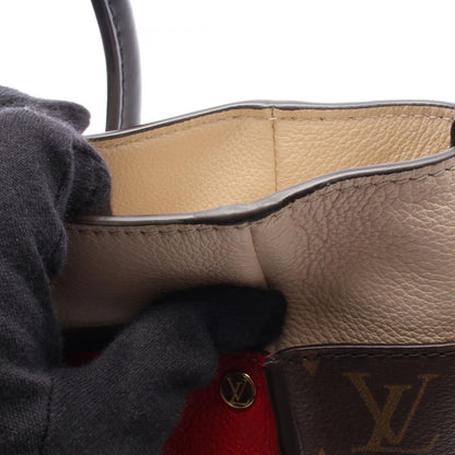 Louis Vuitton Handbag on My Side MM Monogram Rouge Pillat Leather Canvas — view 5