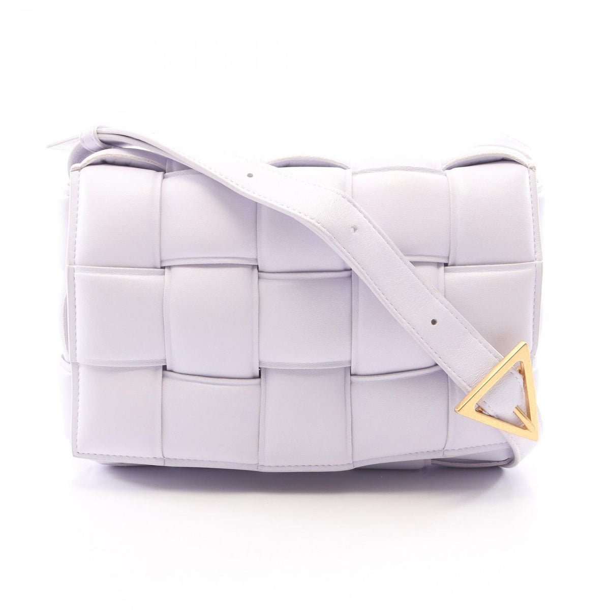 Bottega Veneta Shoulder Bag Padded Cassette Light Purple Leather