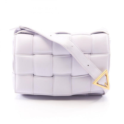Bottega Veneta Shoulder Bag Padded Cassette Light Purple Leather