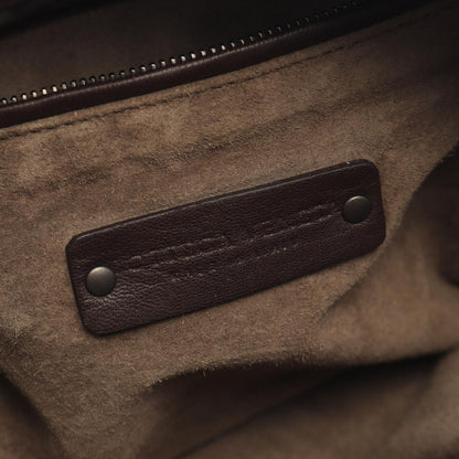 Bottega Veneta Shoulder Bag Intrecciato Dark Brown Leather — view 4