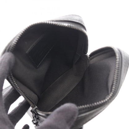 Louis Vuitton Shoulder Bag Danube Messenger Taiga Noir Rainbow Leather — view 3