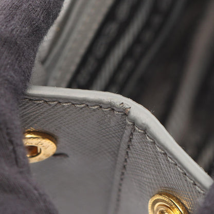 Prada Handbag Galleria Gray Saffiano Leather 2-Way Tote Mini — view 5
