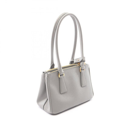 Prada Handbag Galleria Gray Saffiano Leather 2-Way Tote Mini — view 2