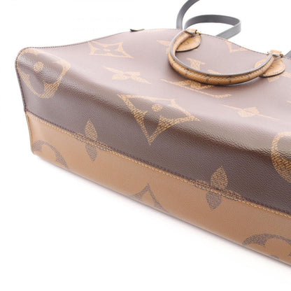 Louis Vuitton Tote Bag On The Go MM Monogram Giant Reverse Leather — view 6