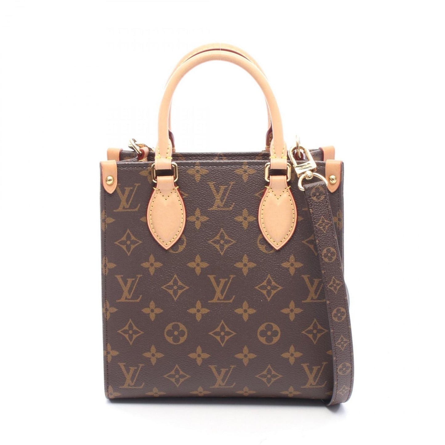 Louis Vuitton Handbag Sac Plat BB Monogram Leather