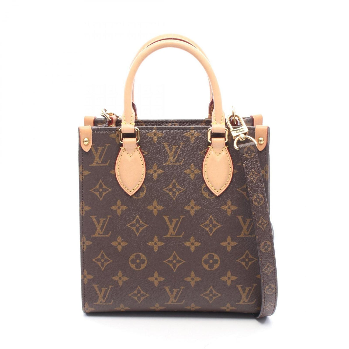 Louis Vuitton Handbag Sac Plat BB Monogram Leather