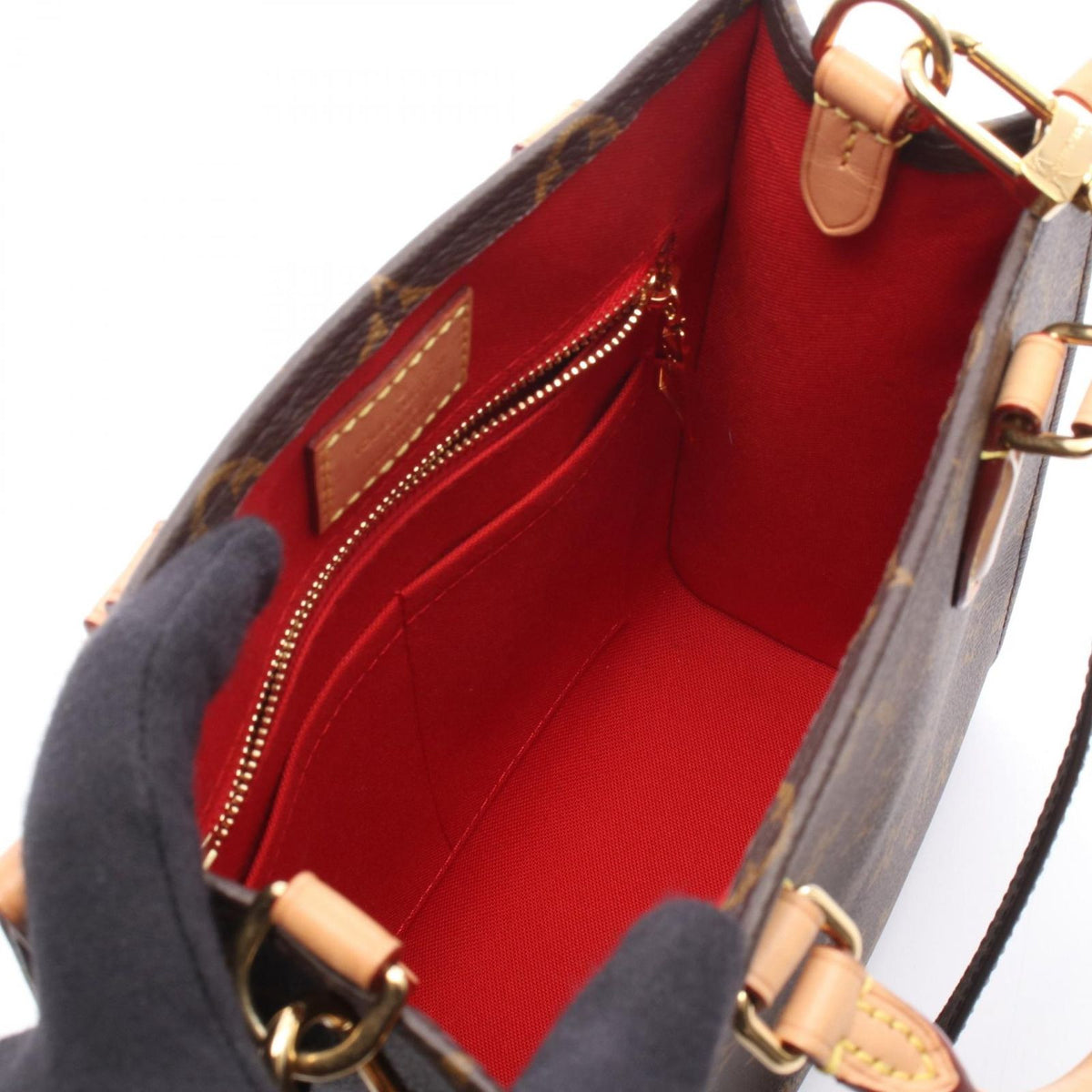 Louis Vuitton Handbag Sac Plat BB Monogram Leather — view 3