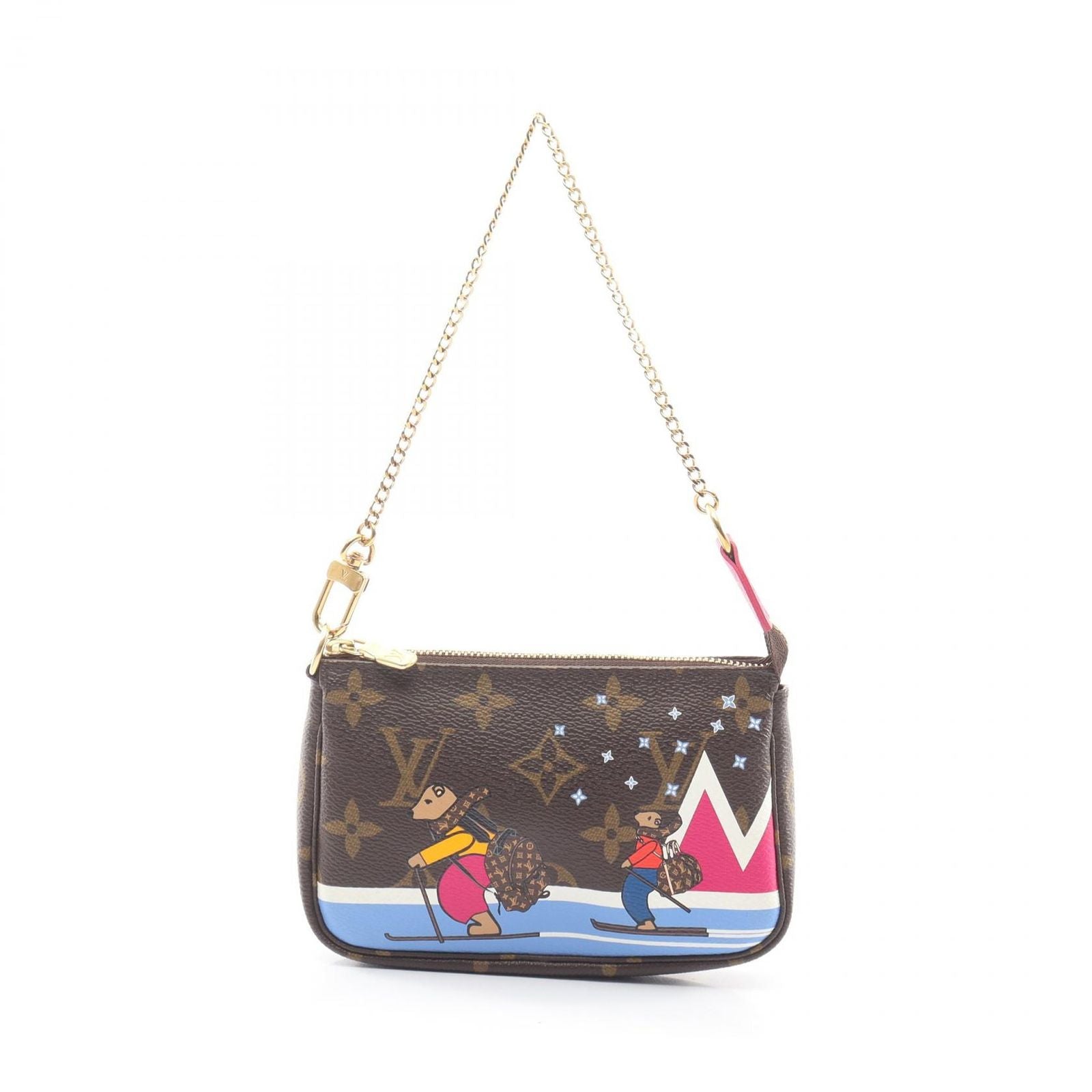 Louis Vuitton Handbag Mini Pochette Soir Monogram Leather