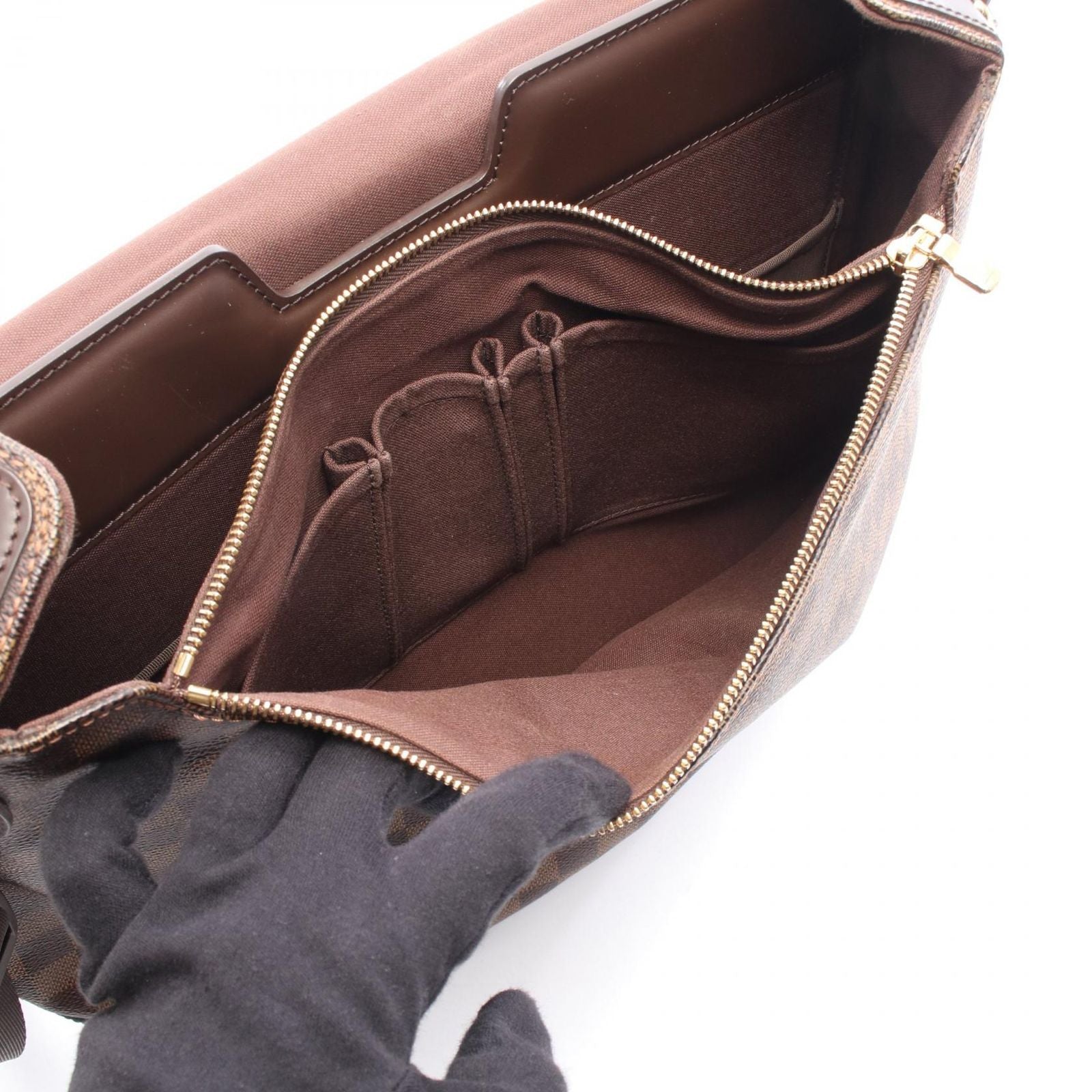 Louis Vuitton Shoulder Bag Spencer Damier Ebene Leather — view 4