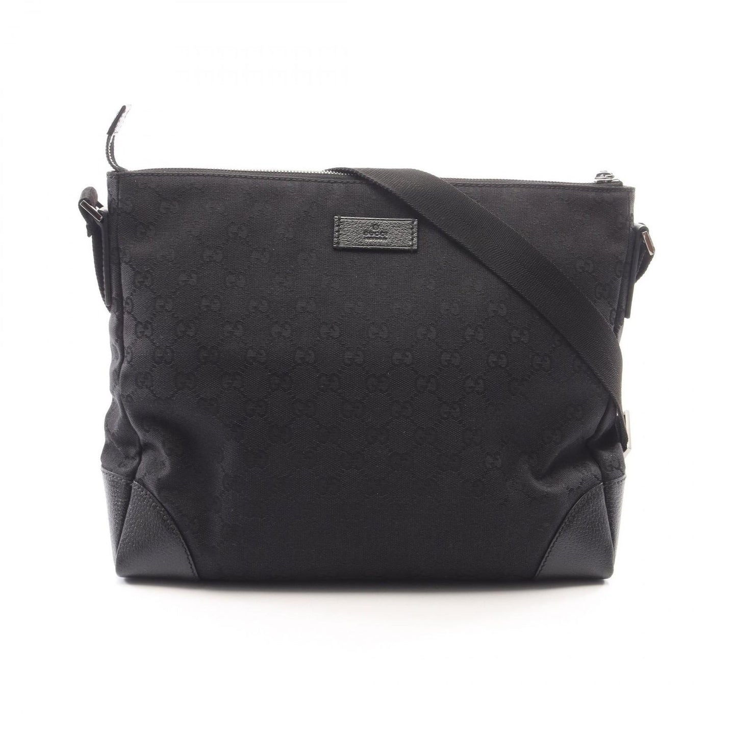 Gucci Shoulder Bag GG Canvas Black