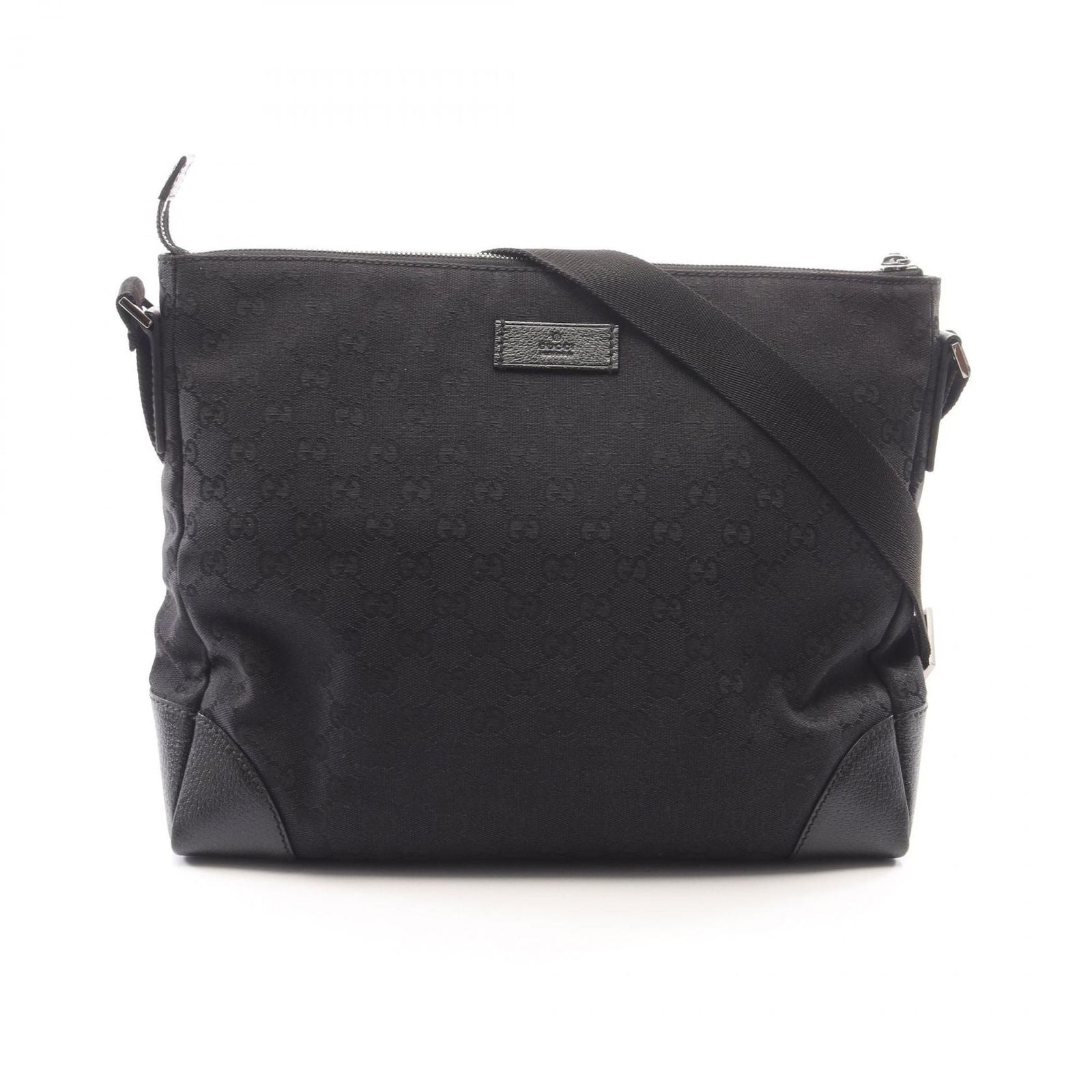 Gucci Shoulder Bag GG Canvas Black