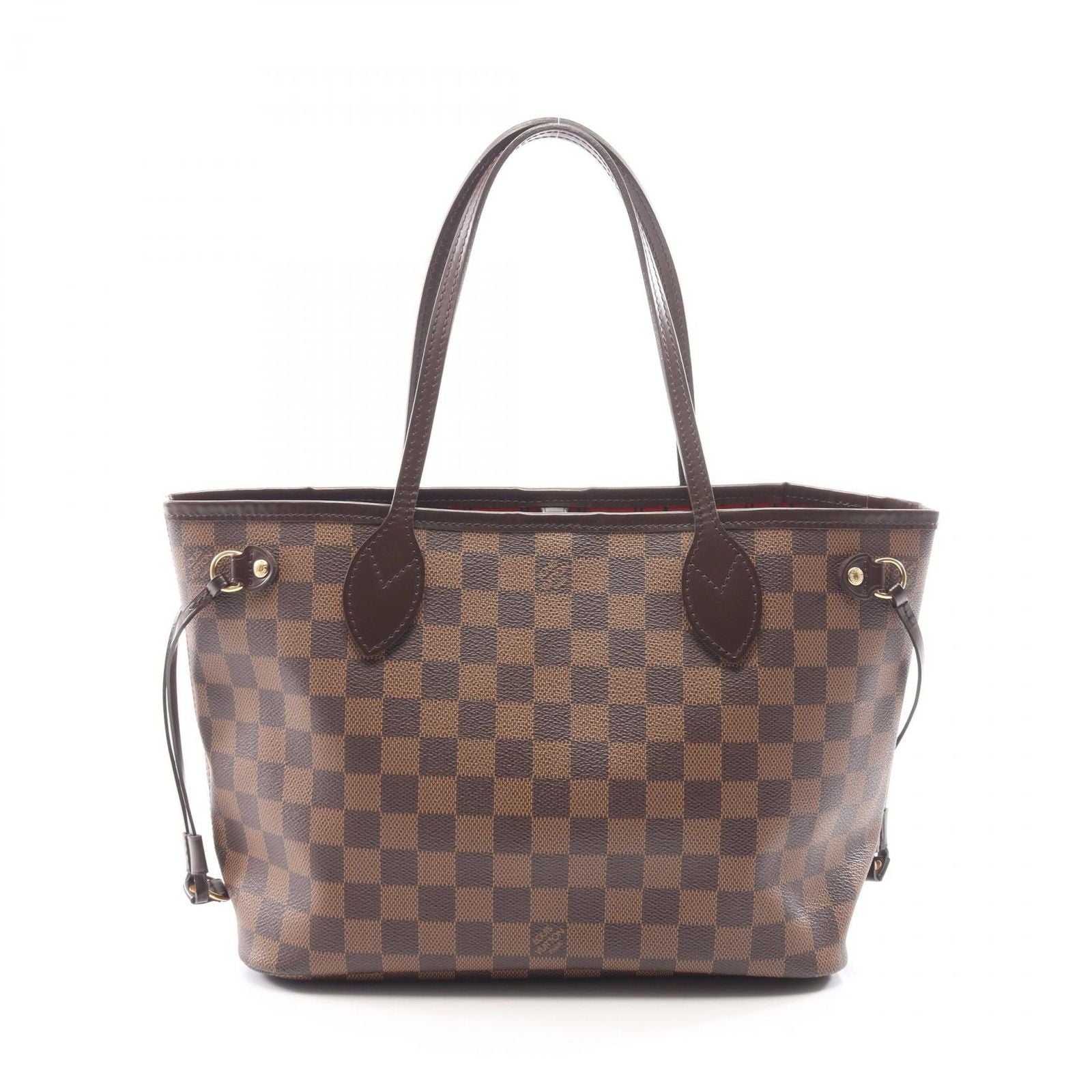 Louis Vuitton Tote Bag Neverfull PM Damier Ebene Leather