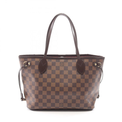 Louis Vuitton Tote Bag Neverfull PM Damier Ebene Leather