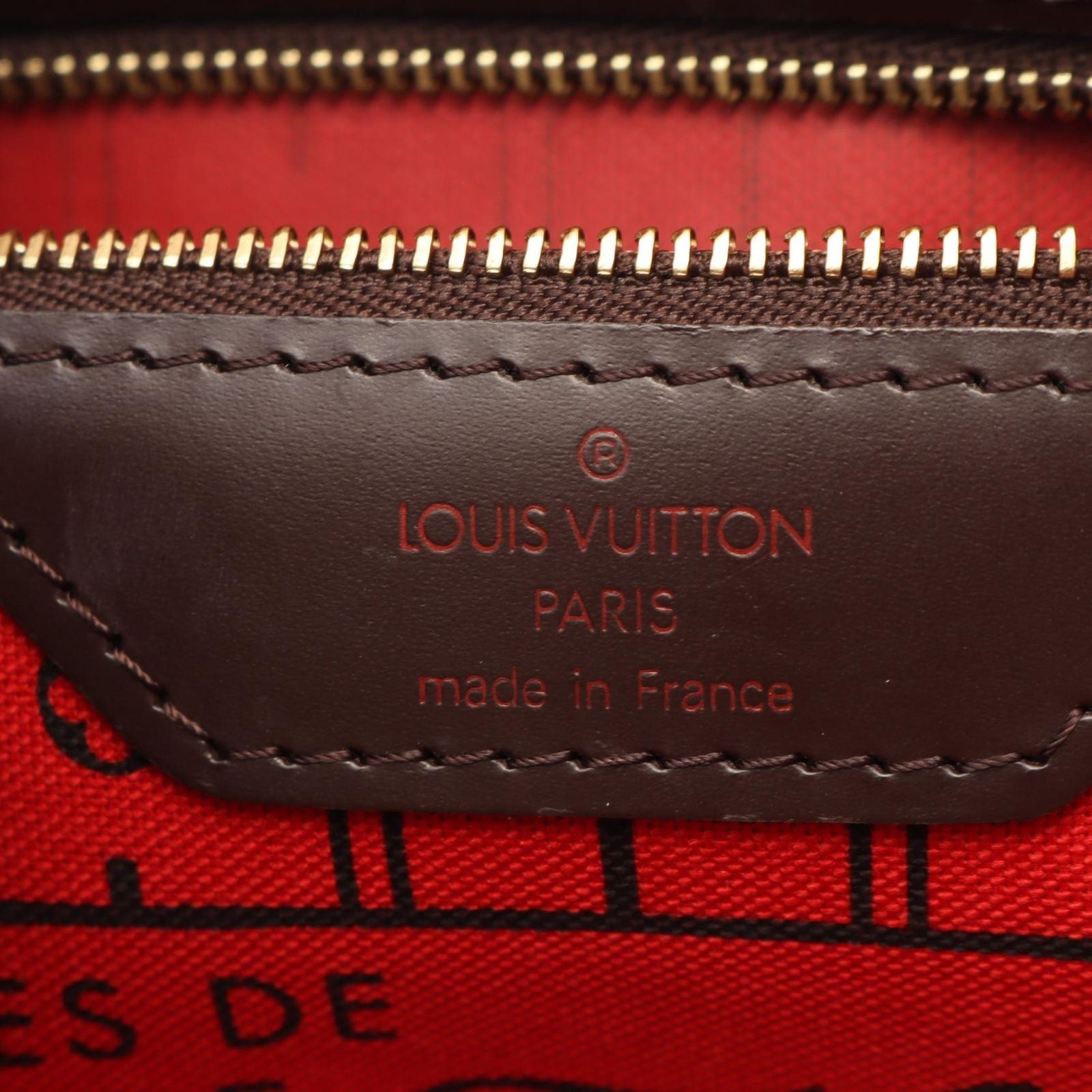 Louis Vuitton Tote Bag Neverfull PM Damier Ebene Leather — view 4