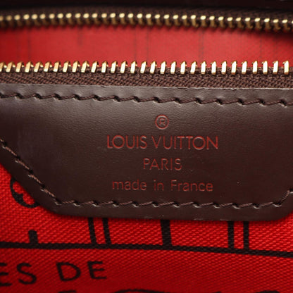 Louis Vuitton Tote Bag Neverfull PM Damier Ebene Leather — view 4