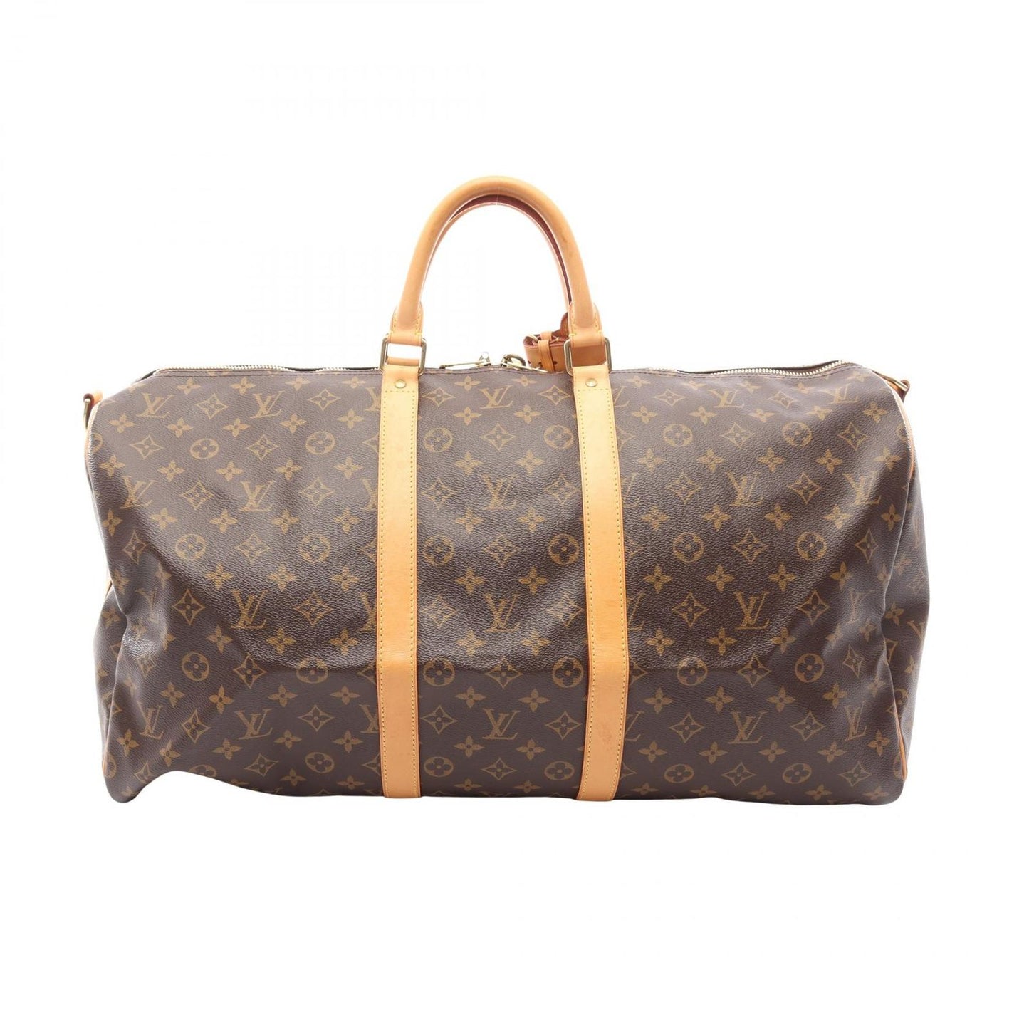 Louis Vuitton Boston Bag Keepall 55 Monogram Leather
