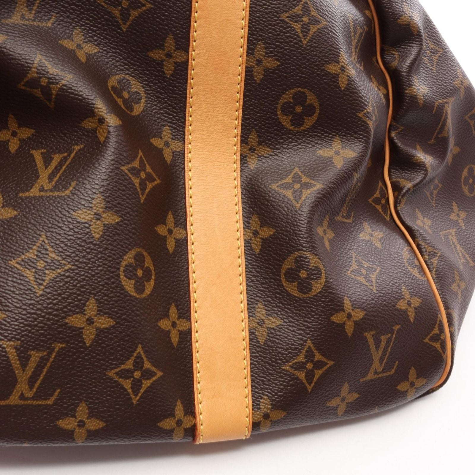 Louis Vuitton Boston Bag Keepall 55 Monogram Leather — view 7