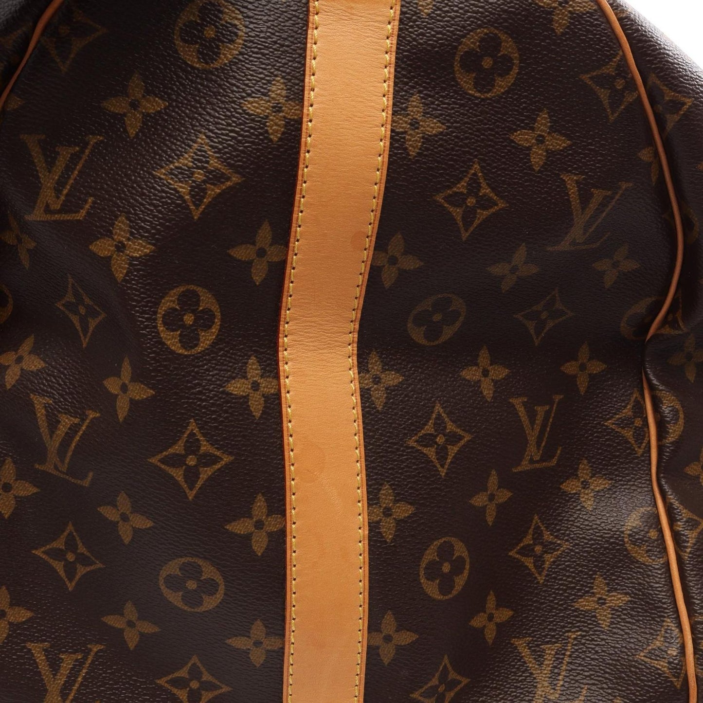 Louis Vuitton Boston Bag Keepall 55 Monogram Leather — view 8