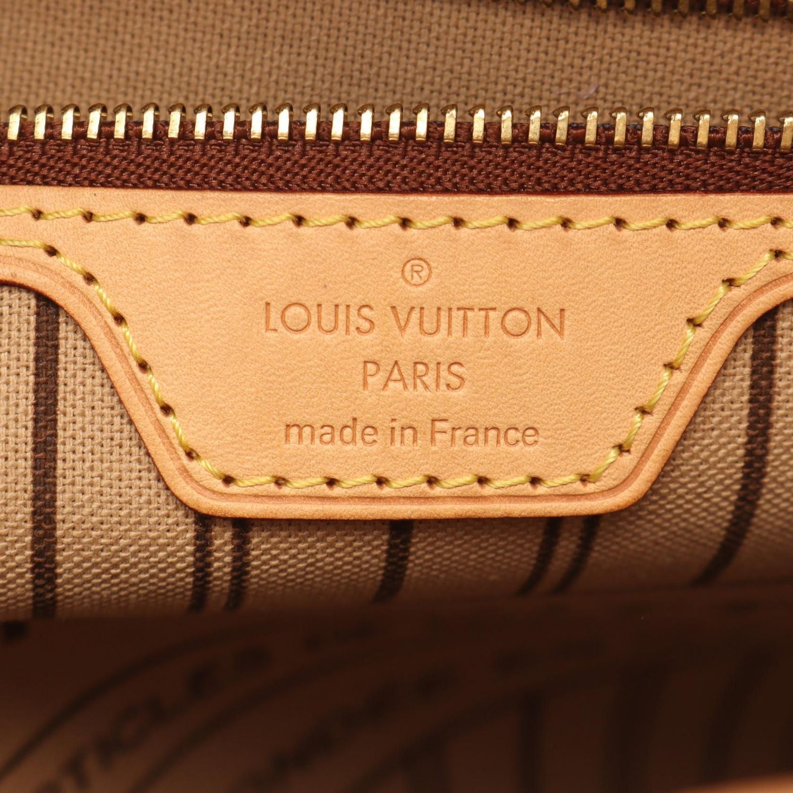 Louis Vuitton Tote Bag Neverfull MM Monogram Leather — view 4