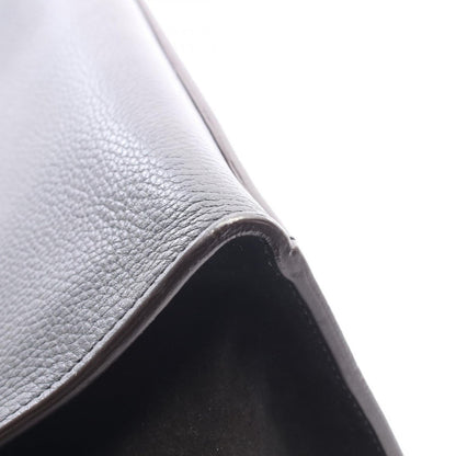 Celine Handbag Trapeze Black Leather Suede — view 6