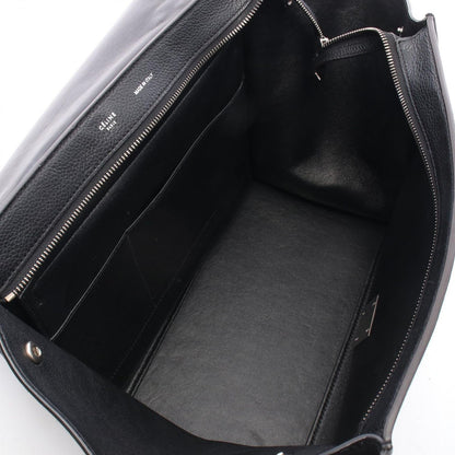 Celine Handbag Trapeze Black Leather Suede — view 3