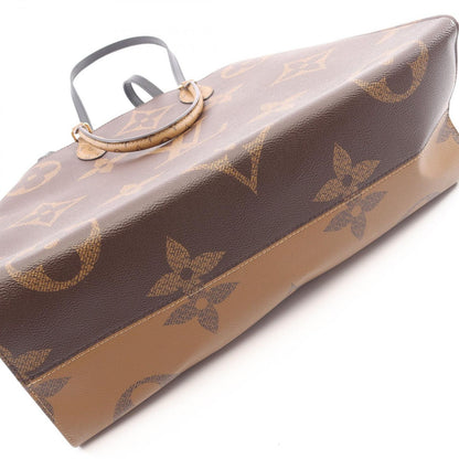 Louis Vuitton Shoulder Bag On The Go GM Monogram Giant Reverse Leather — view 6