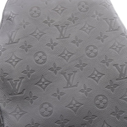 Louis Vuitton Waist Bag Duo Monogram Shadow Noir Leather — view 8
