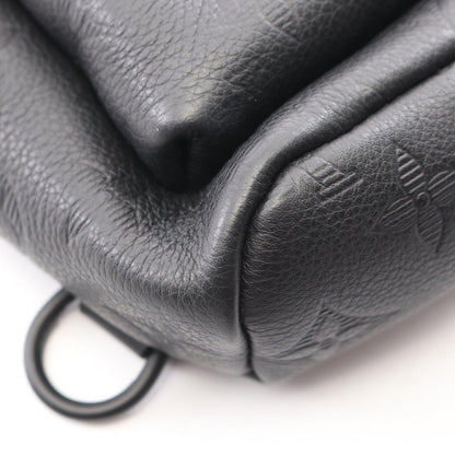 Louis Vuitton Waist Bag Duo Monogram Shadow Noir Leather — view 7