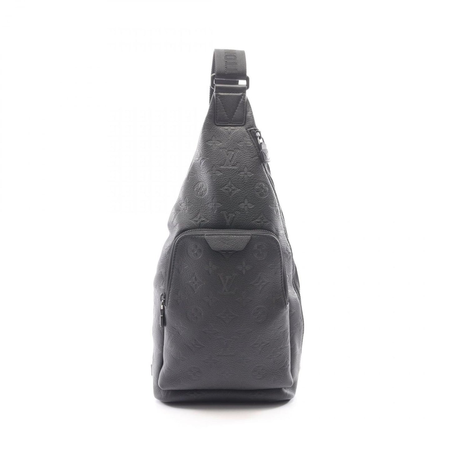 Louis Vuitton Waist Bag Duo Monogram Shadow Noir Leather