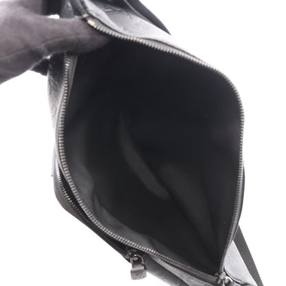 Louis Vuitton Waist Bag Duo Monogram Shadow Noir Leather — view 3