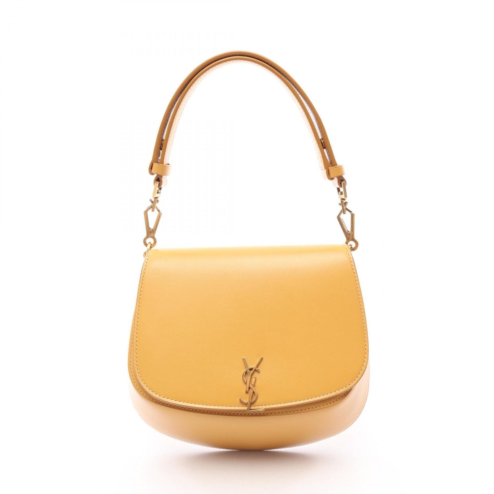 Saint Laurent Paris Handbag Voltaire Mini Camel Leather