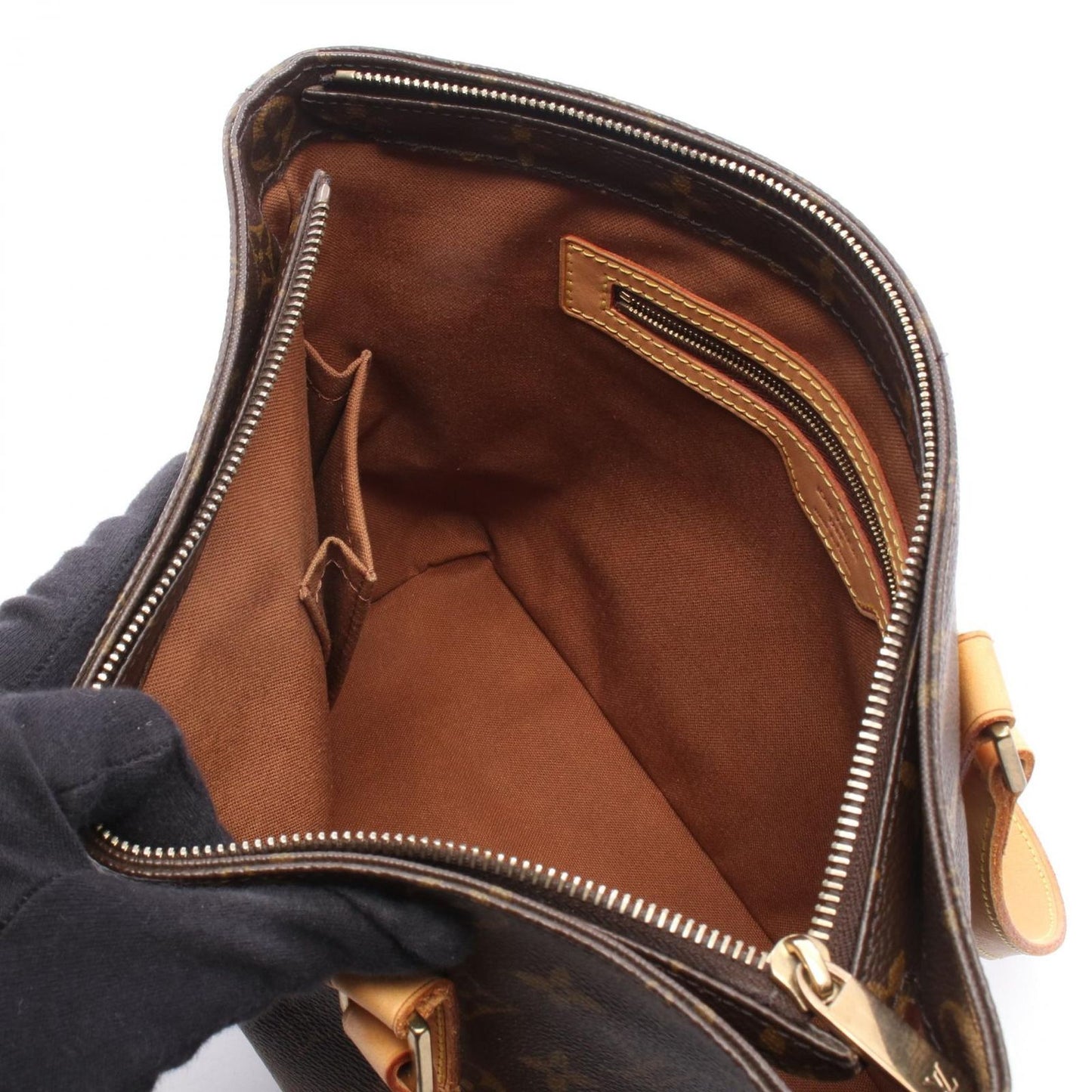 Louis Vuitton Shoulder Bag Cabas Piano Leather — view 3