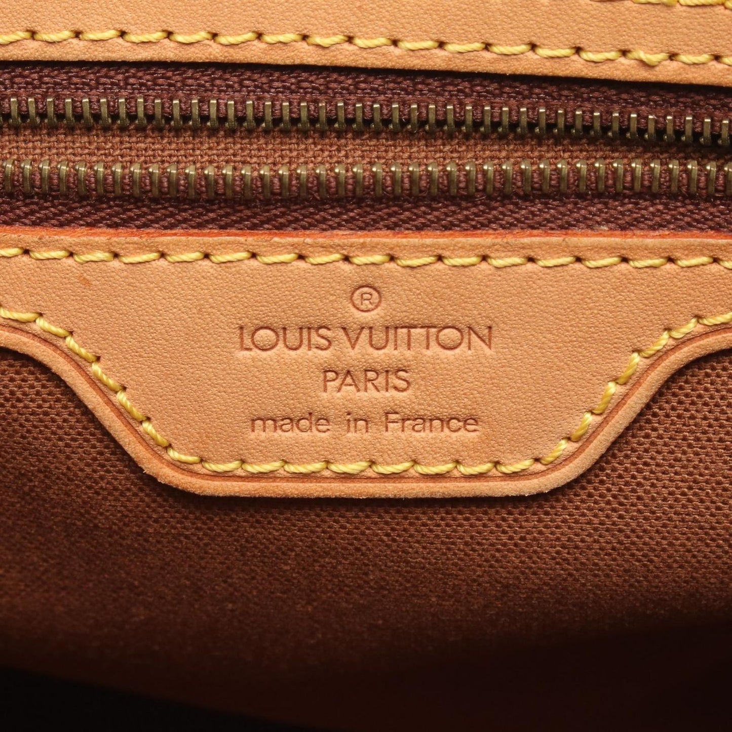 Louis Vuitton Shoulder Bag Cabas Piano Leather — view 4